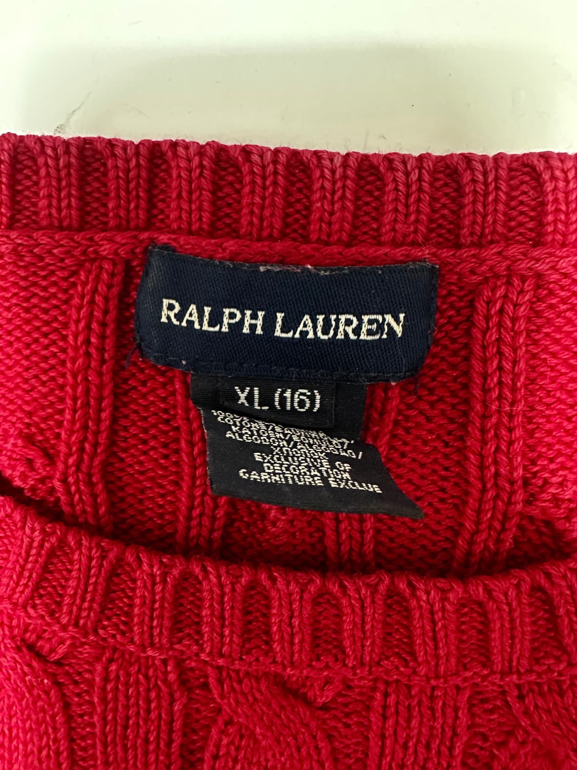 폴로 랄프로렌 케이블 꽈배기 니트 상품이미지4