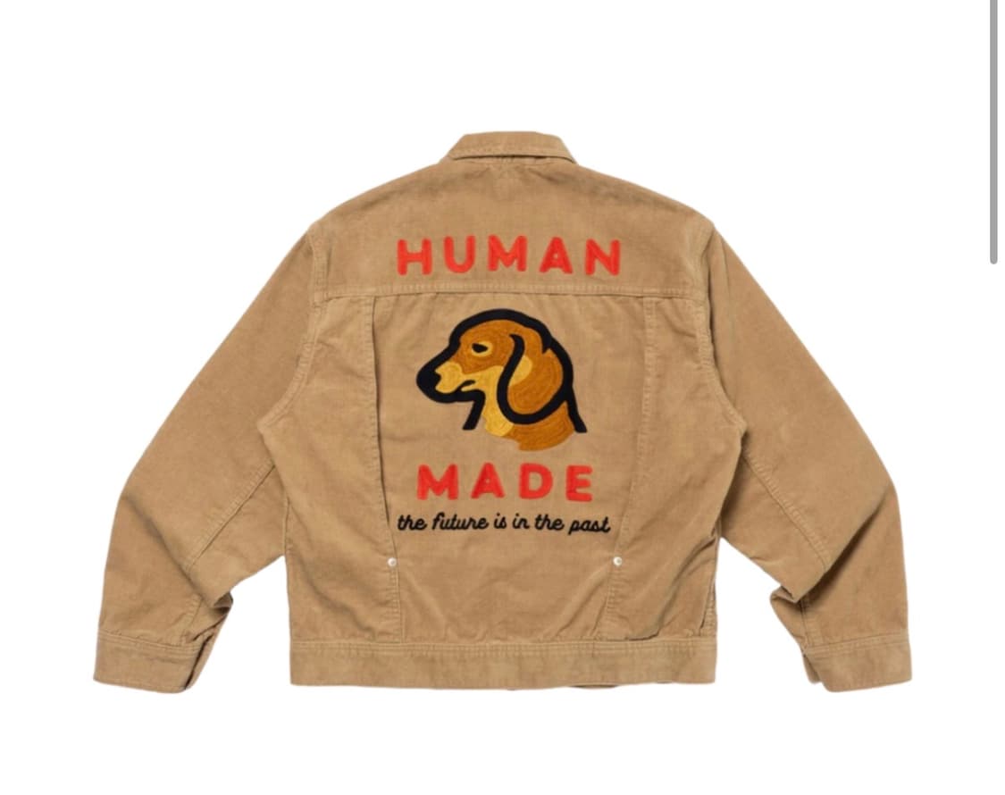 휴먼 메이드 닥스 코듀로이 워크 자켓 베이지 상품이미지1