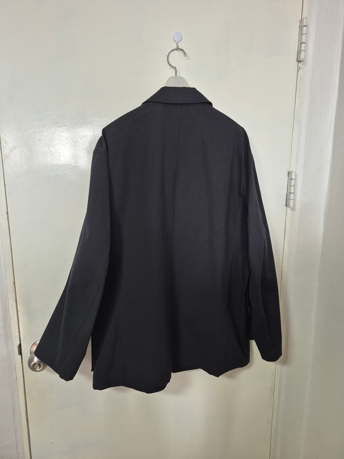 커스텀멜로우 Black Oversized Fit Cotton 자켓 상품이미지5