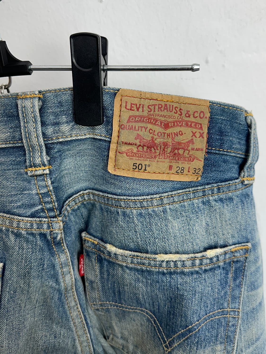 Levi’s 00s 501 Wash Straight Denim Jeans 상품이미지7