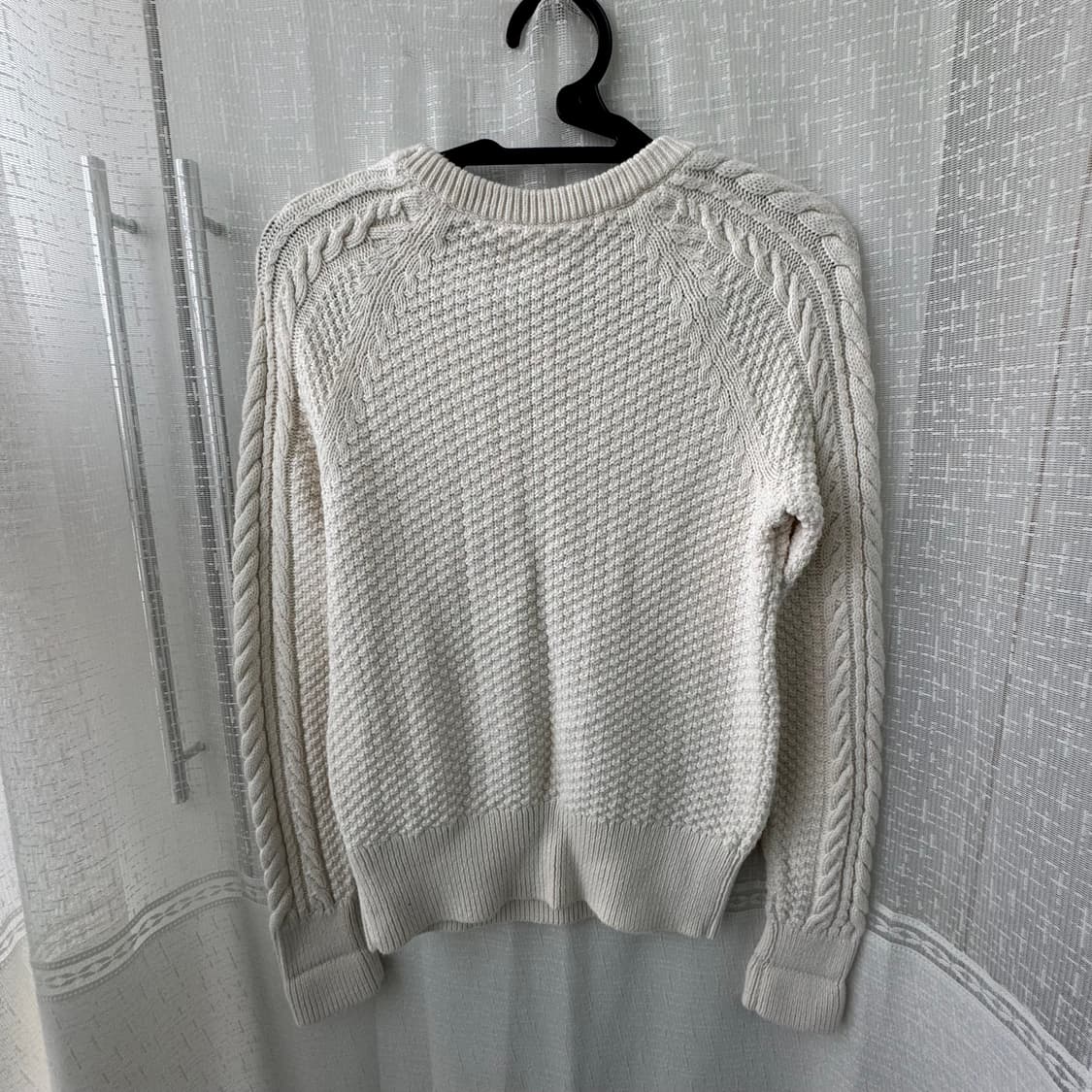 GAP 갭 아이보리 긴팔 케이블 니트 트셔츠 XS 상품이미지4