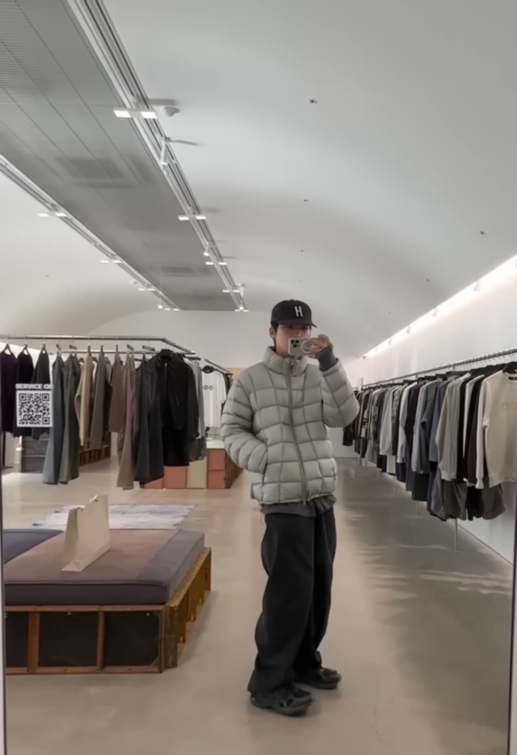 999휴머니티 모듈러 라이트 구스 퍼퍼 라이트 그레이 상품이미지1