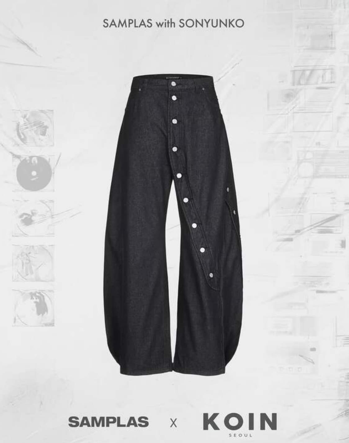 [KOIN SEOUL X SURGERY] ORBIT BUTTON PANT 상품이미지1