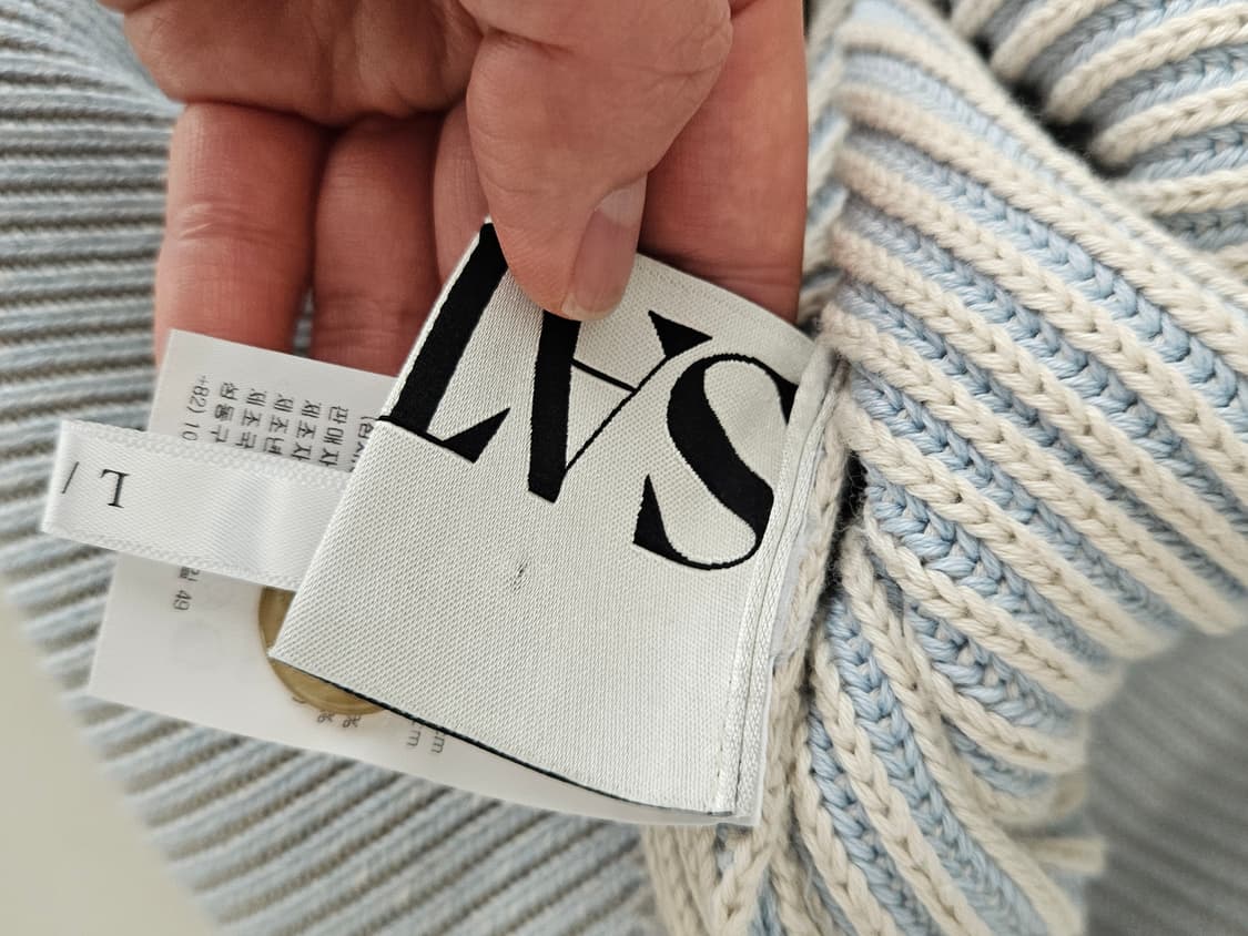 세터 스카이블루 니트 상품이미지5