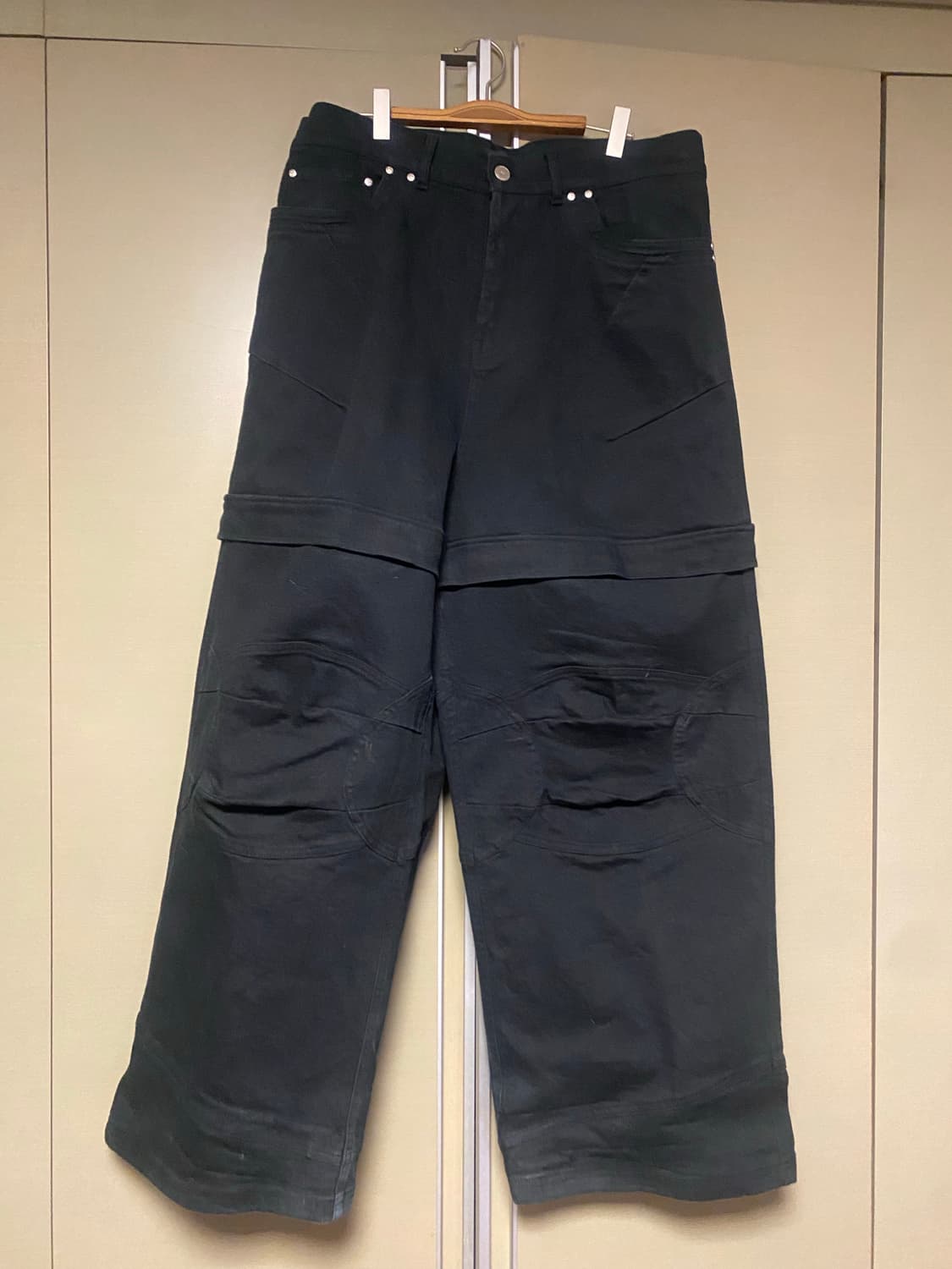 파프롬왓 코튼 와이드 팬츠 상품이미지2