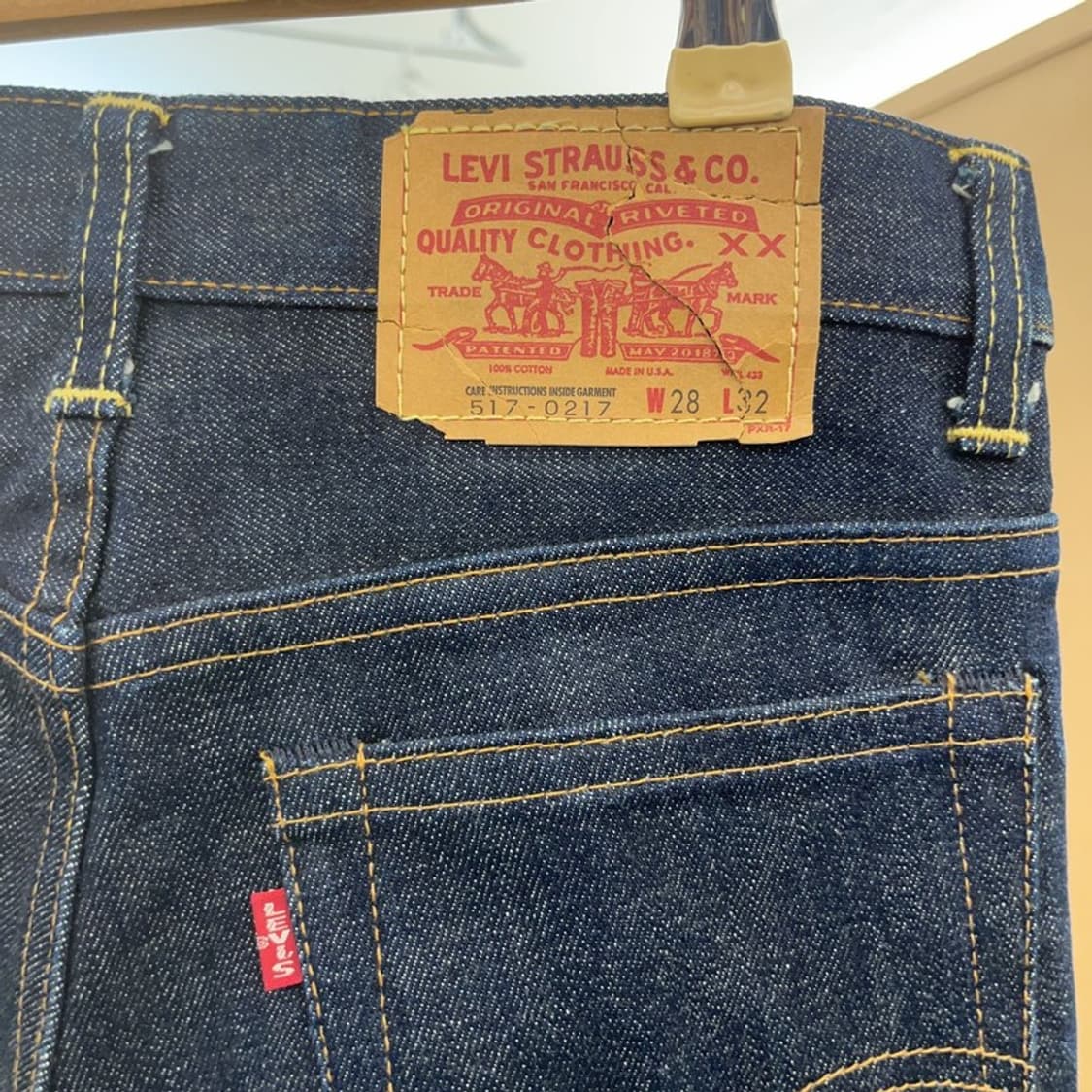 리바이스 517-0217 빅E 빈티지 데님팬츠 28인치 C07633 상품이미지5