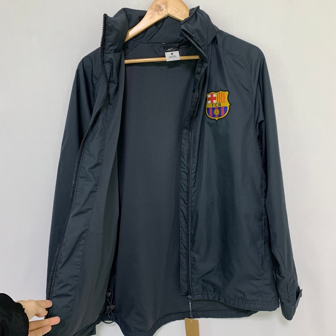 나이키 FCB 바르셀로나 바람막이 점퍼 빈티지 고프코어 남성 M 상품이미지5