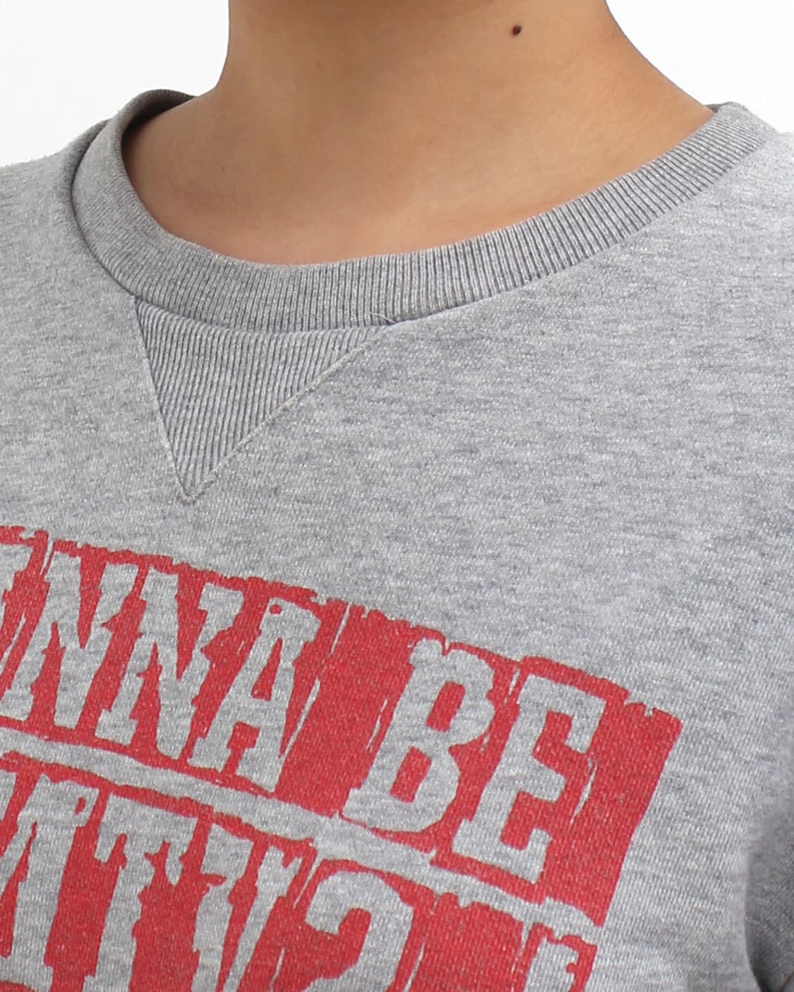 키츠네 그레이 스웻셔츠 맨투맨 상품이미지4