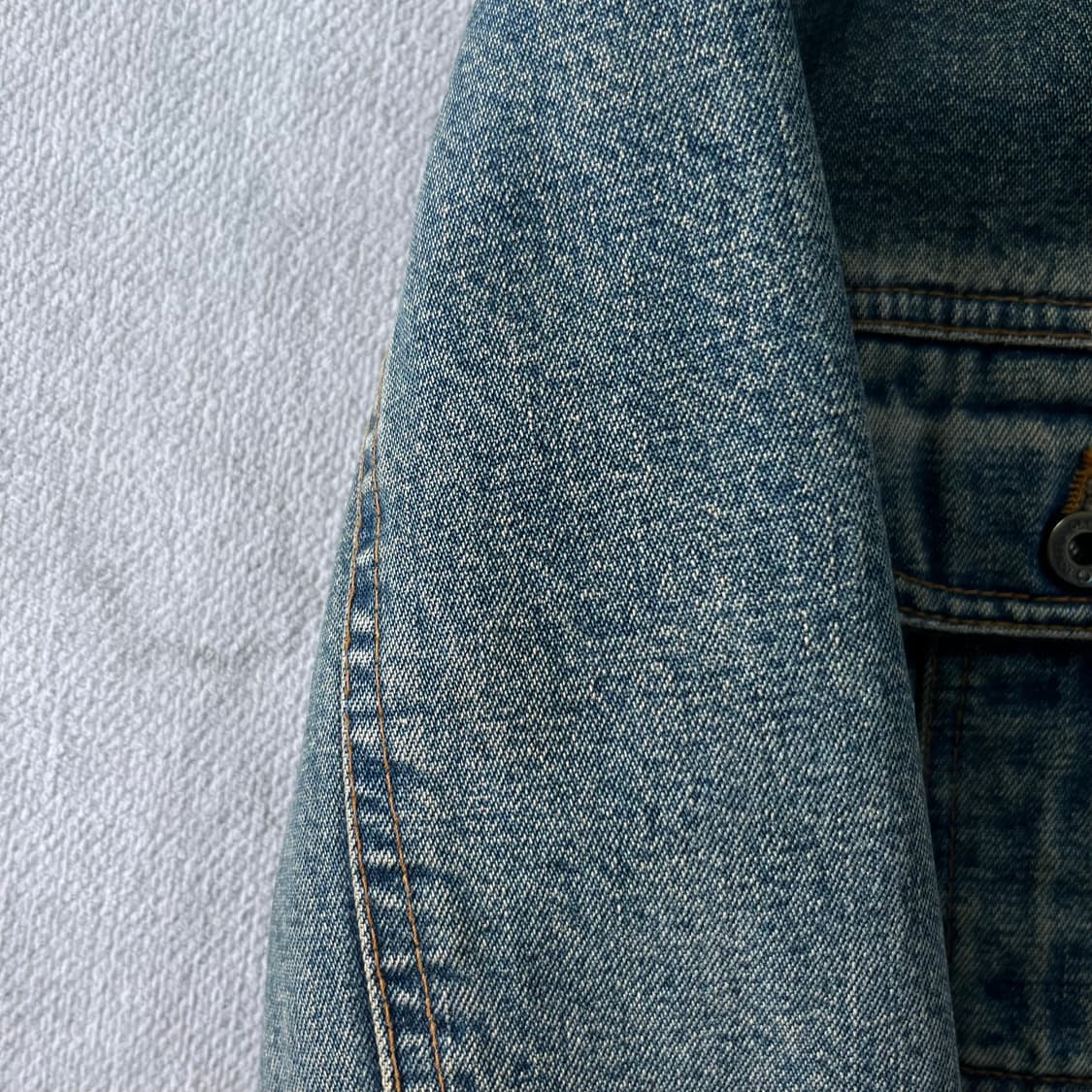 W 90 돌체앤가바나 90s 데님 누빔 트러커 자켓  상품이미지6