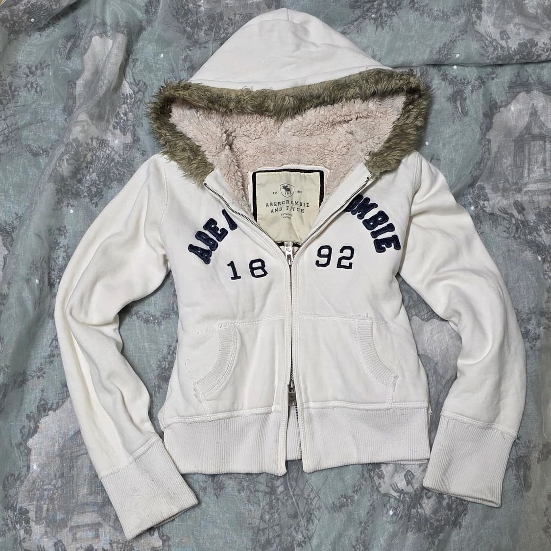 빈티지 아베크롬비 울프죠 투웨이 후드 집업 y2k 상품이미지1