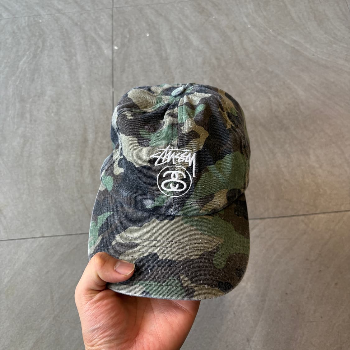 스투시 정품 카모 볼캡  모자 상품이미지2