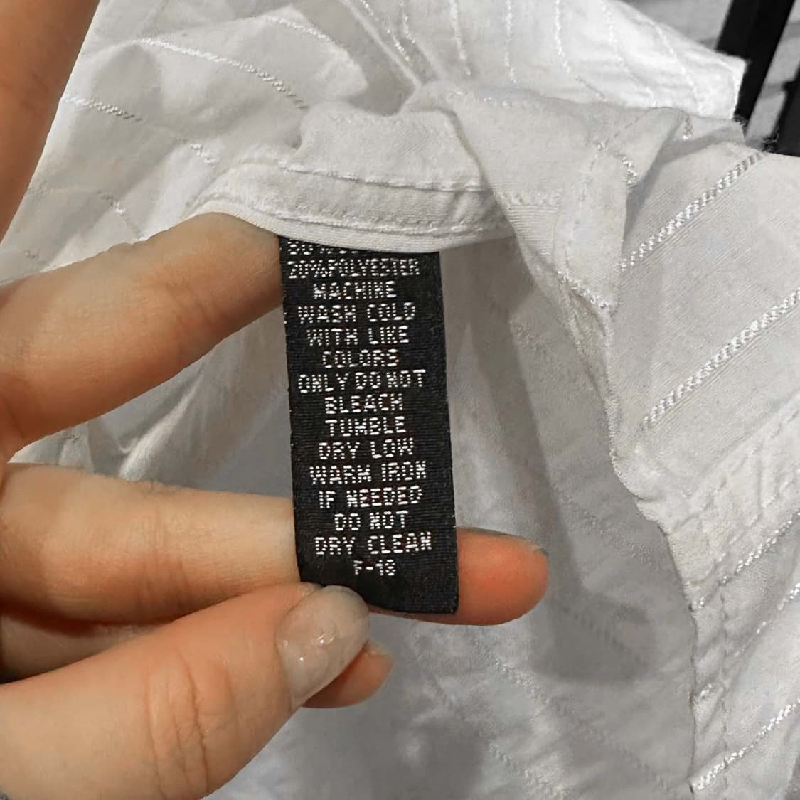 ITALY VINTAGE 셔츠 엠보 텍스쳐 그래픽 프린트 디테일 화이트 상품이미지7