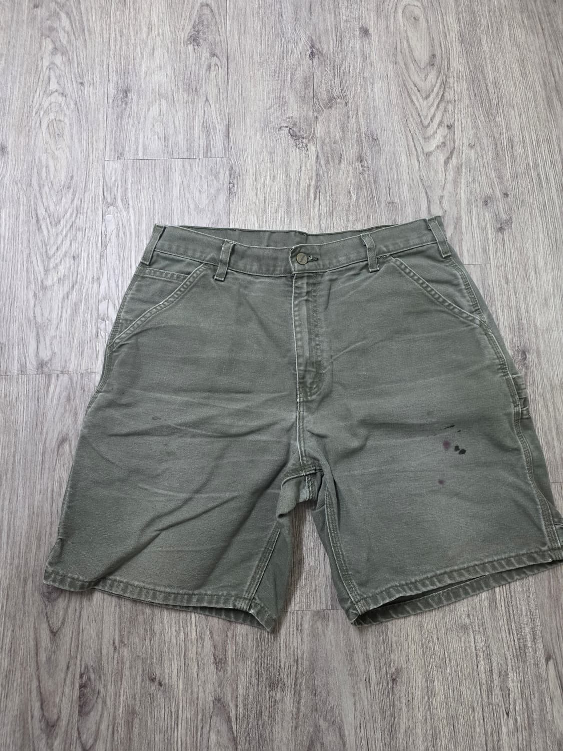 칼하트 모스그린 반바지 상품이미지1