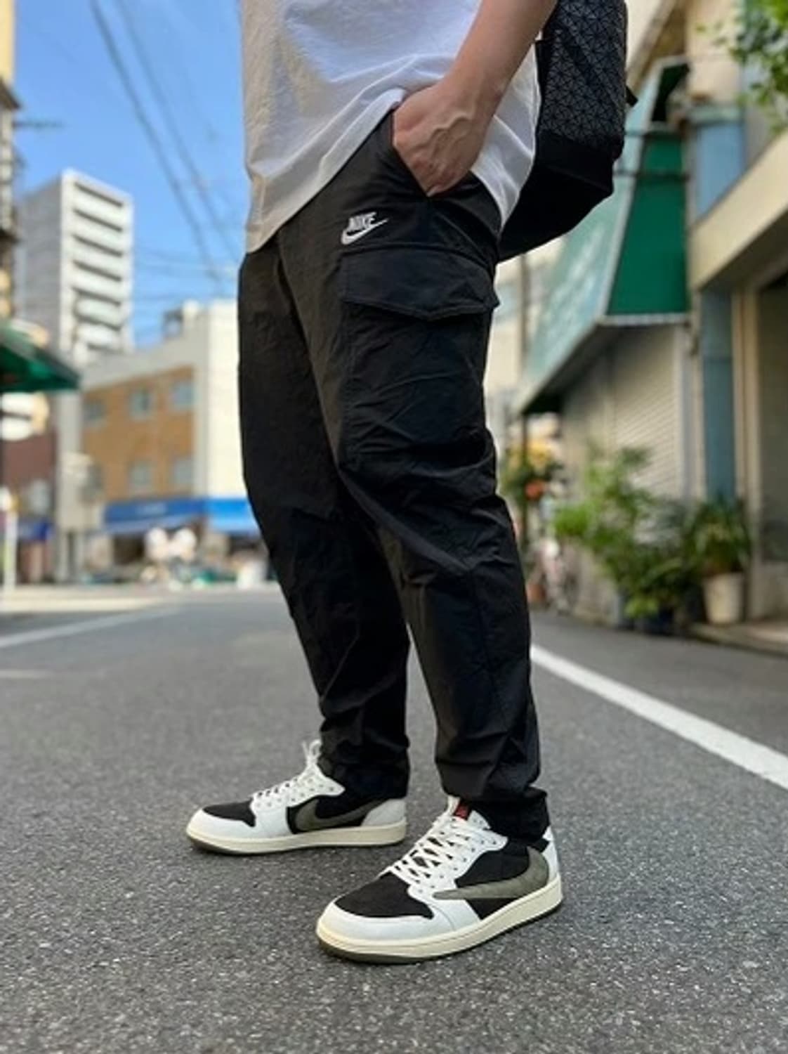 나이키 우븐 카고 팬츠 블랙 상품이미지5