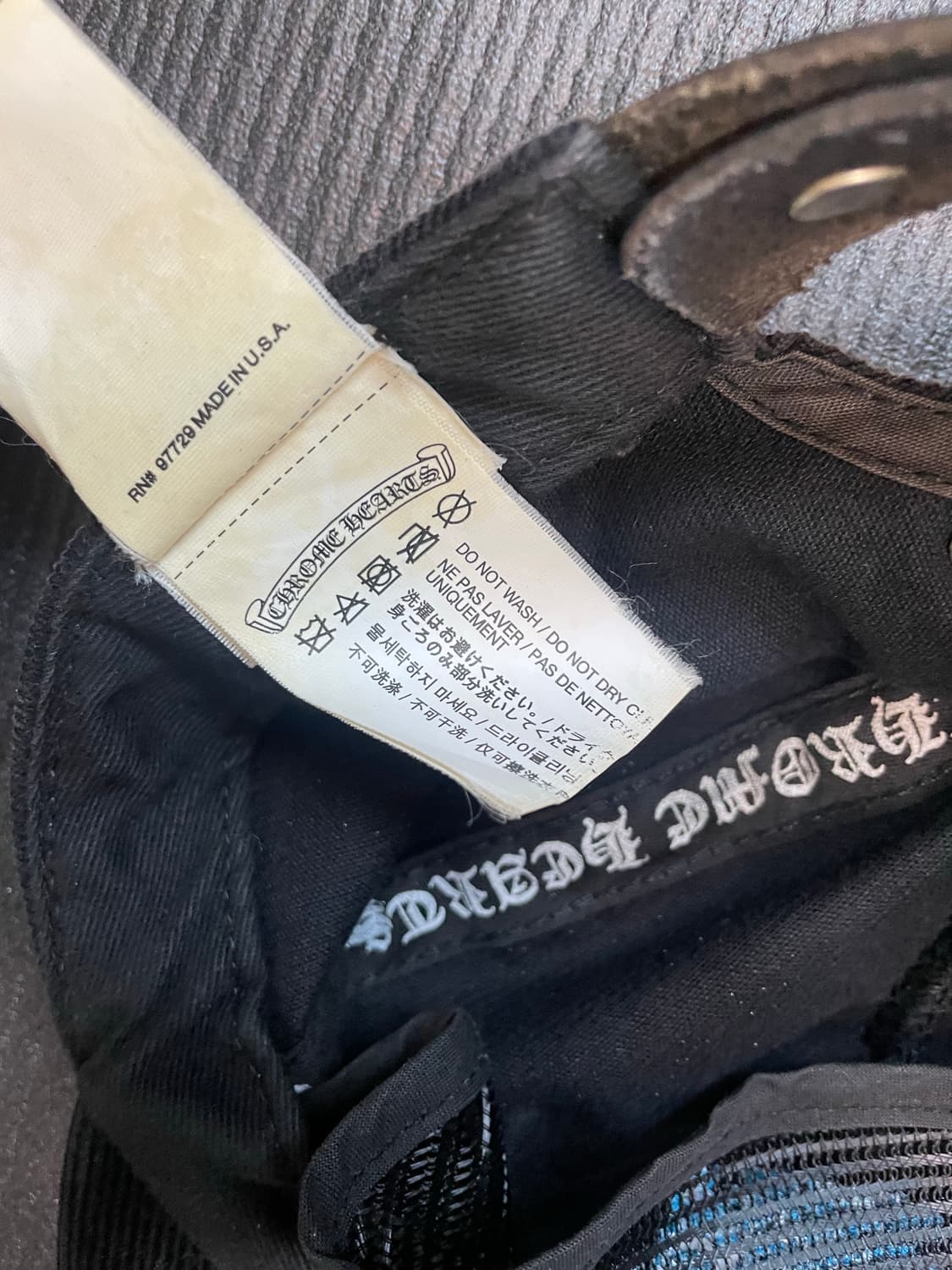 크롬하츠 코듀로이 캡 상품이미지4