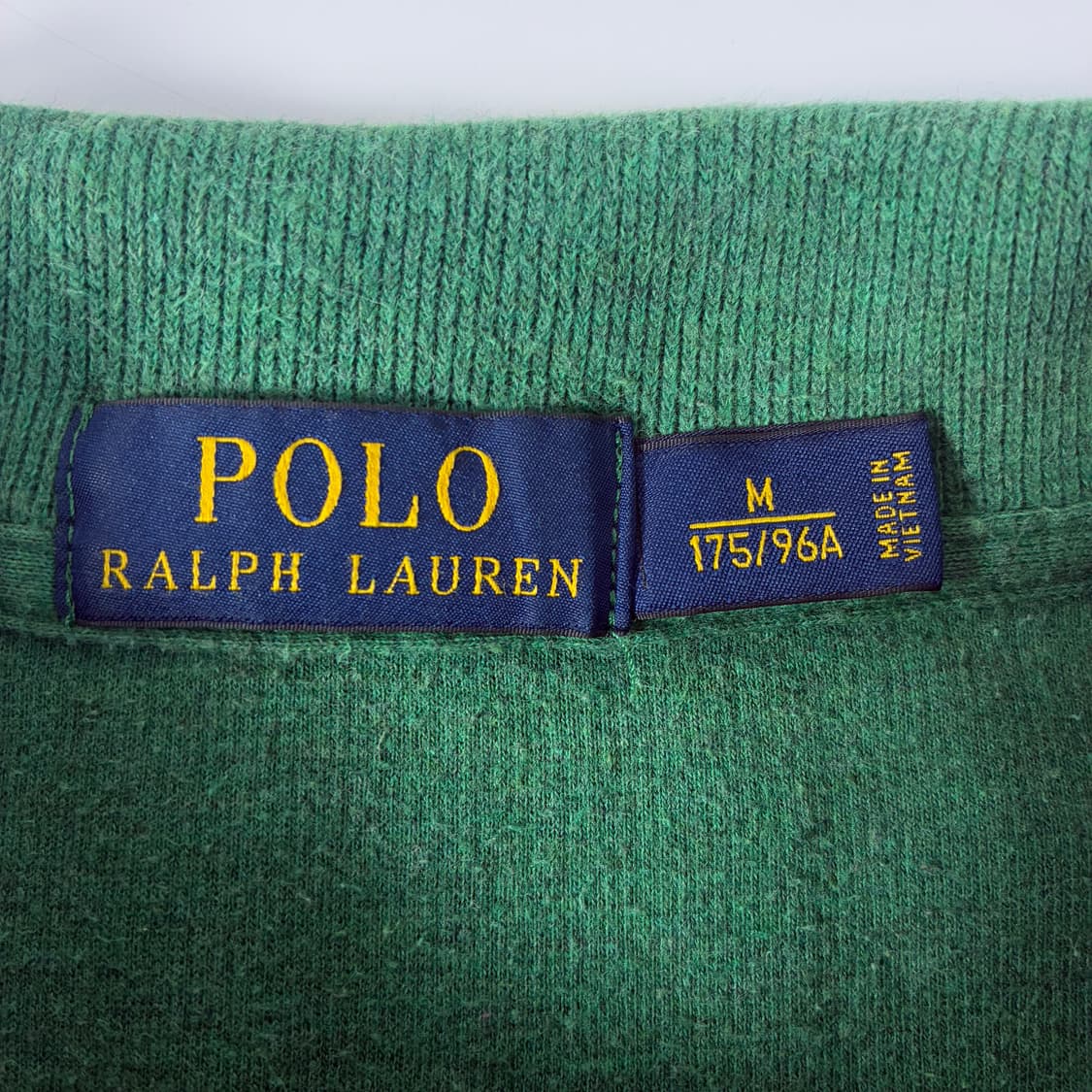 Polo   폴로 랄프로렌 자수 코튼 그린 반집업 니트 상품이미지4