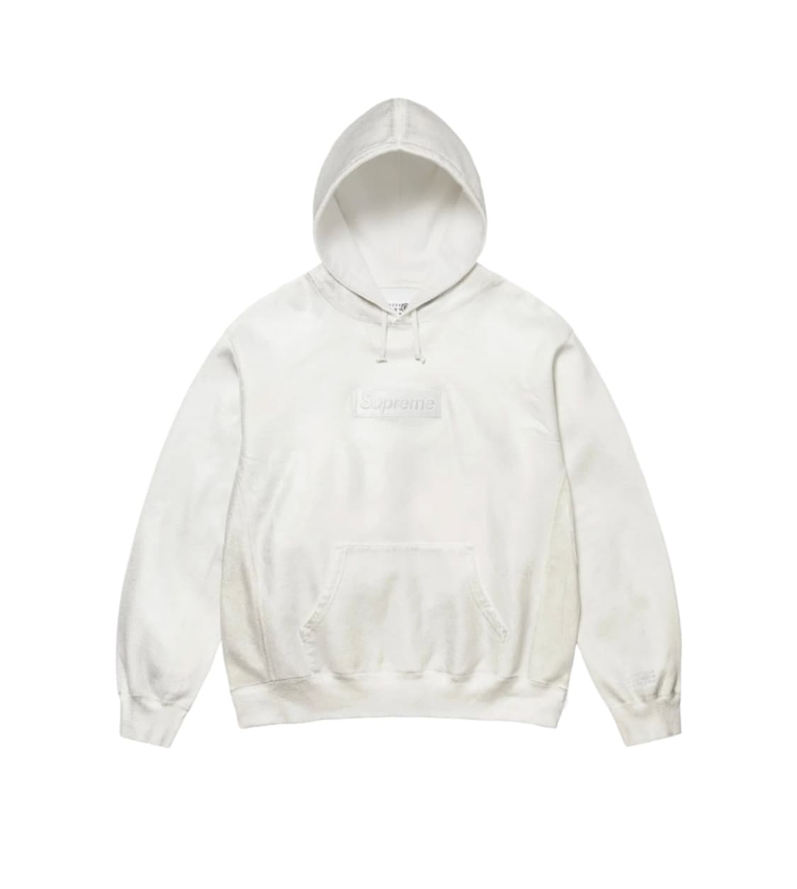 [XL] 슈프림 마르지엘라 포일 박스로고 후드 화이트 상품이미지1