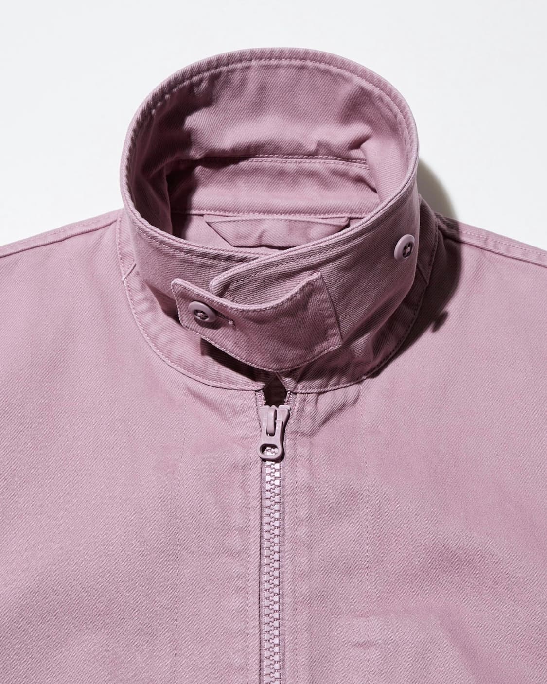 유니클로U 르메르 콜라보 핑크 코튼 워크 봄버 자켓 블루종 M 95 비죠 상품이미지3