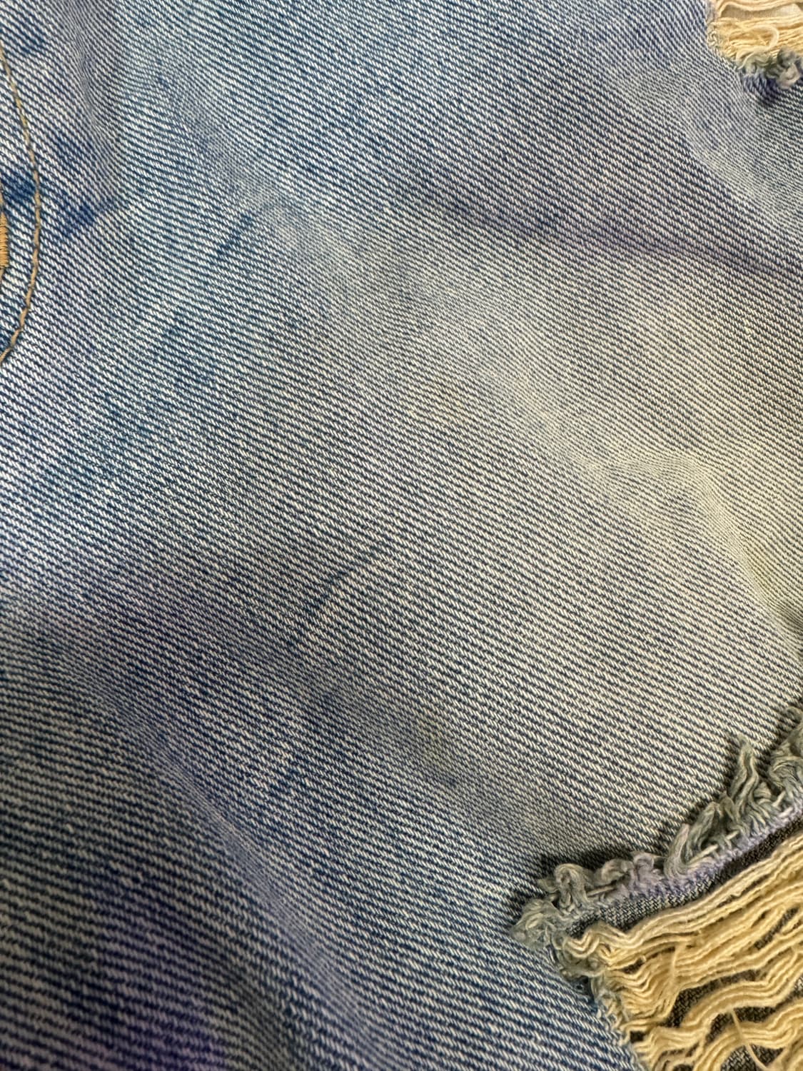 보헤미안서울 데미지 와이드 데님 상품이미지5