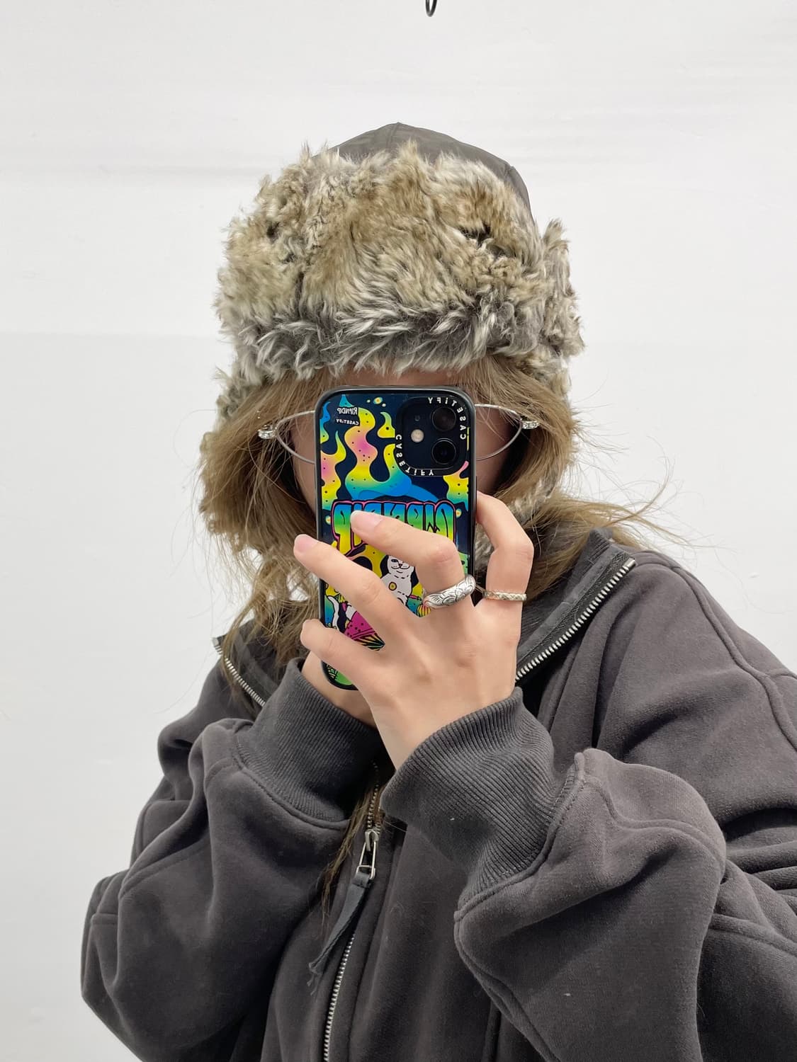 브라운 퍼 트루퍼햇 상품이미지3