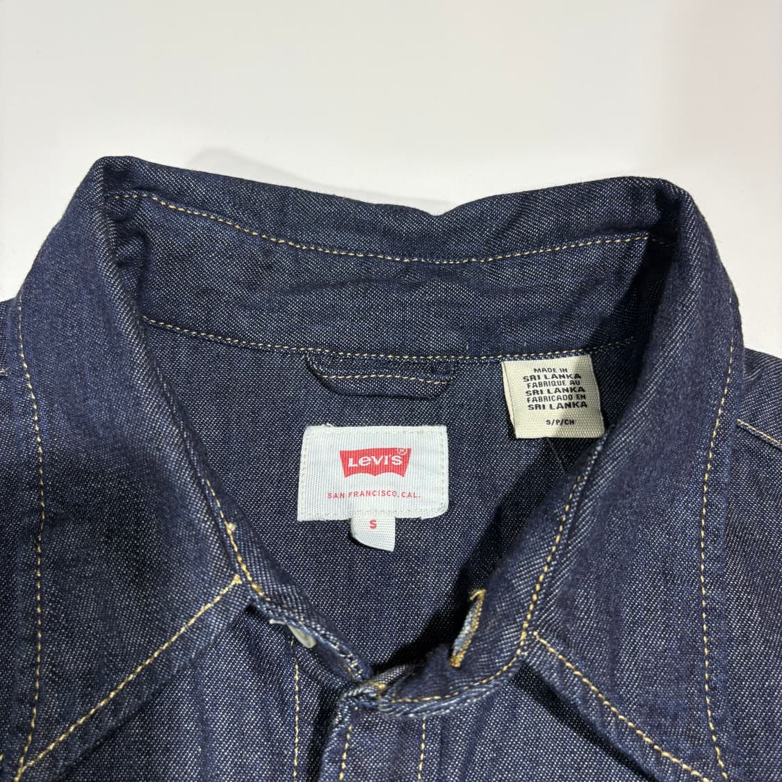 리바이스 데님 반팔 셔츠 상품이미지3