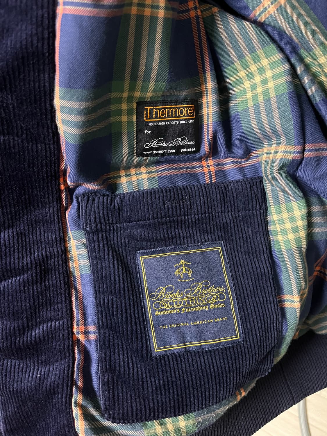 브룩스브라더스 코듀로이 헤링턴 XL 상품이미지4