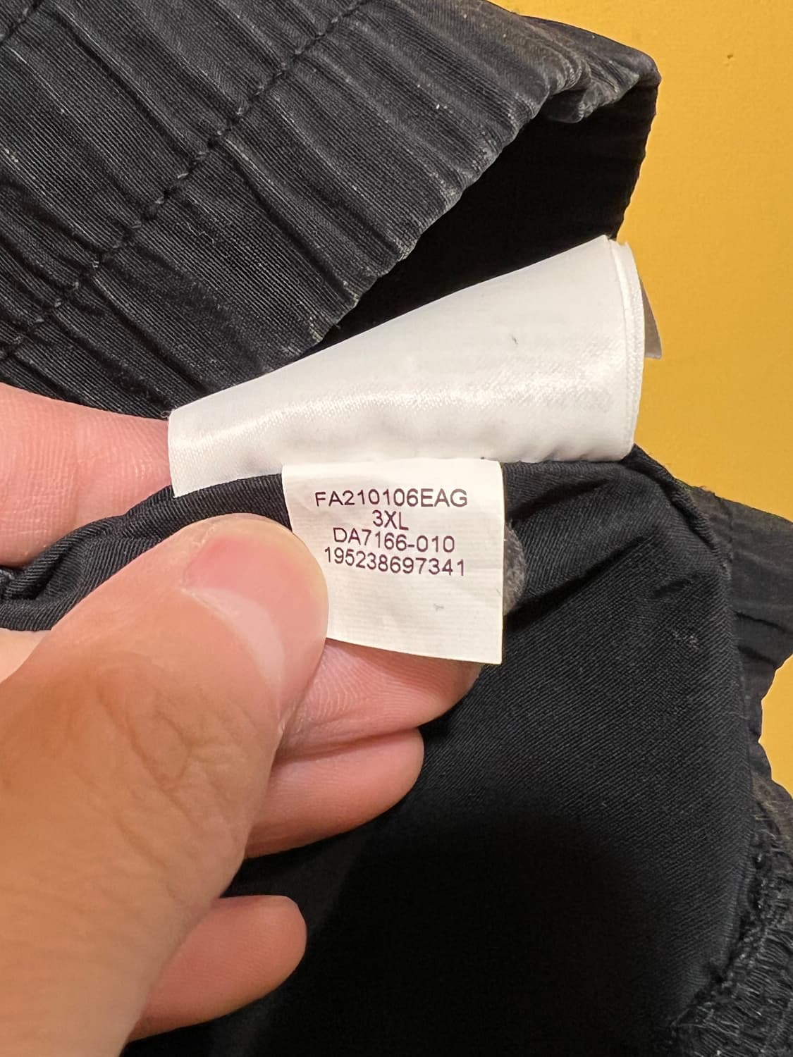 조던 아노락 셋업 빈티지워싱 블랙 상품이미지5