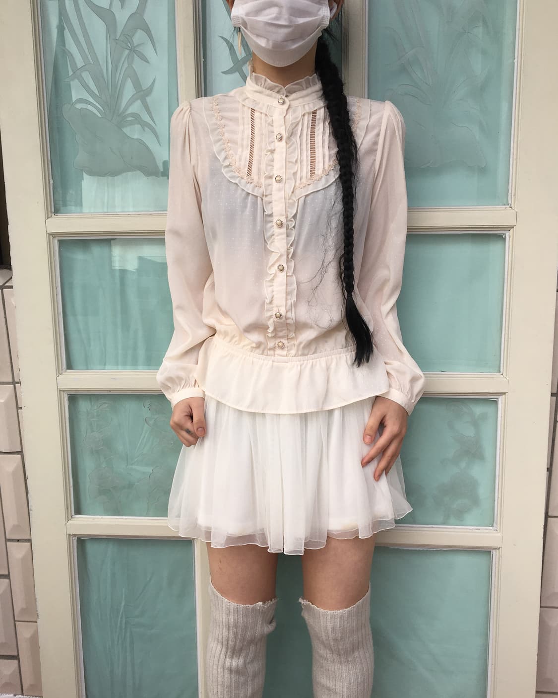 Axes femme lace blouse 상품이미지7