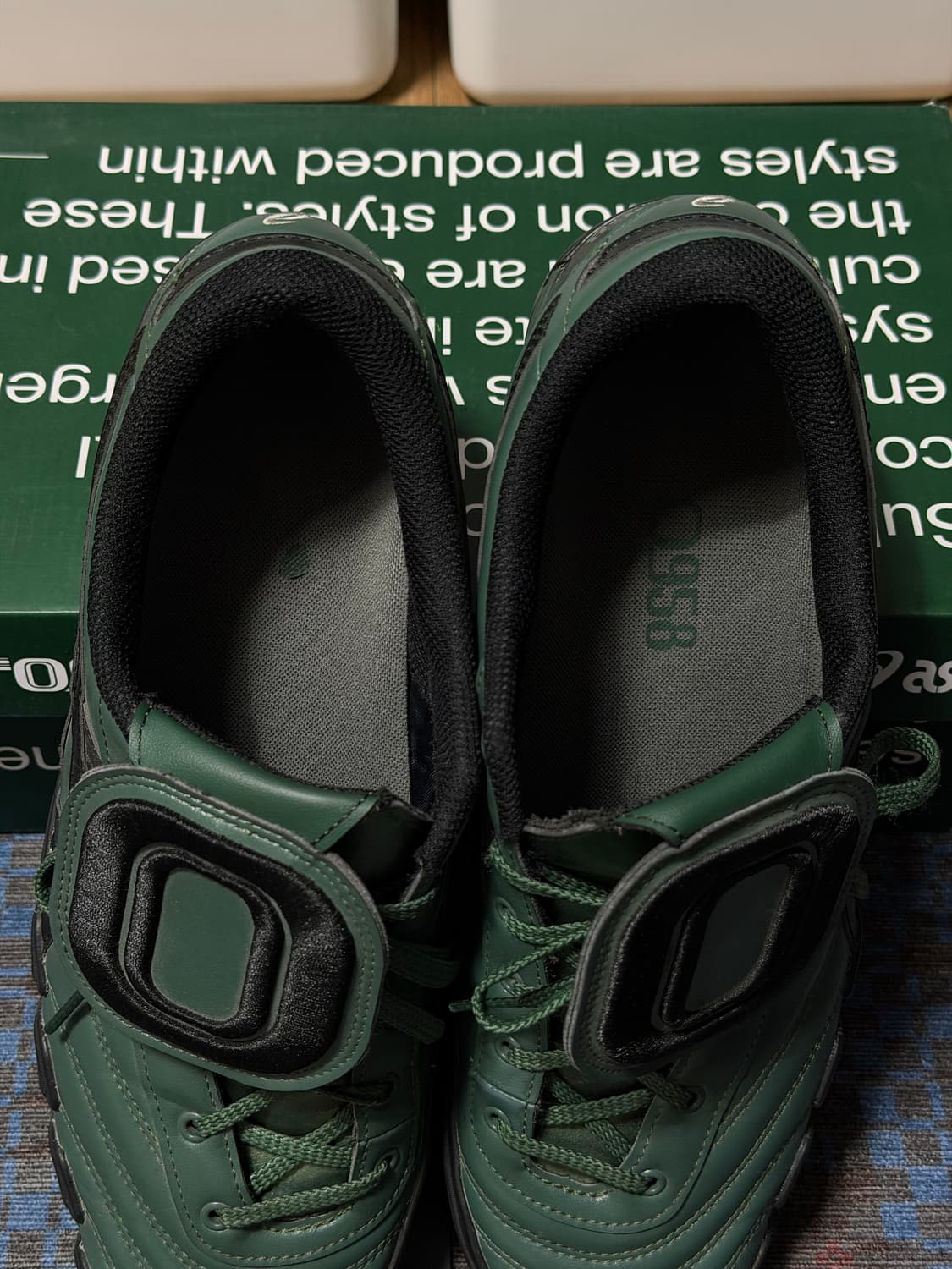 아식스 x 오토 958 젤 플렉스키 헌터 그린 블랙 상품이미지5