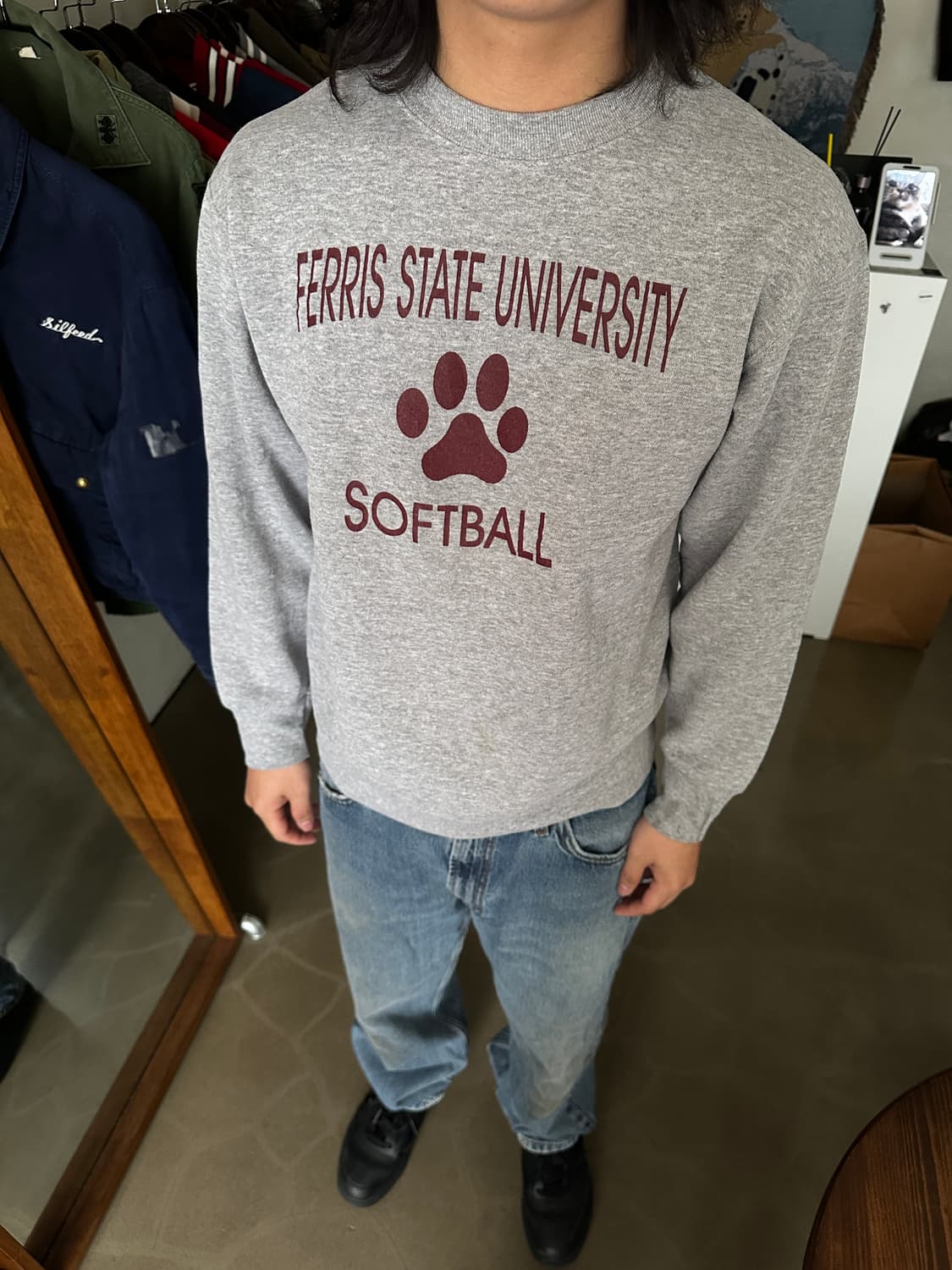 90s Fruit of the Loom 크루넥 스웻셔츠 상품이미지2