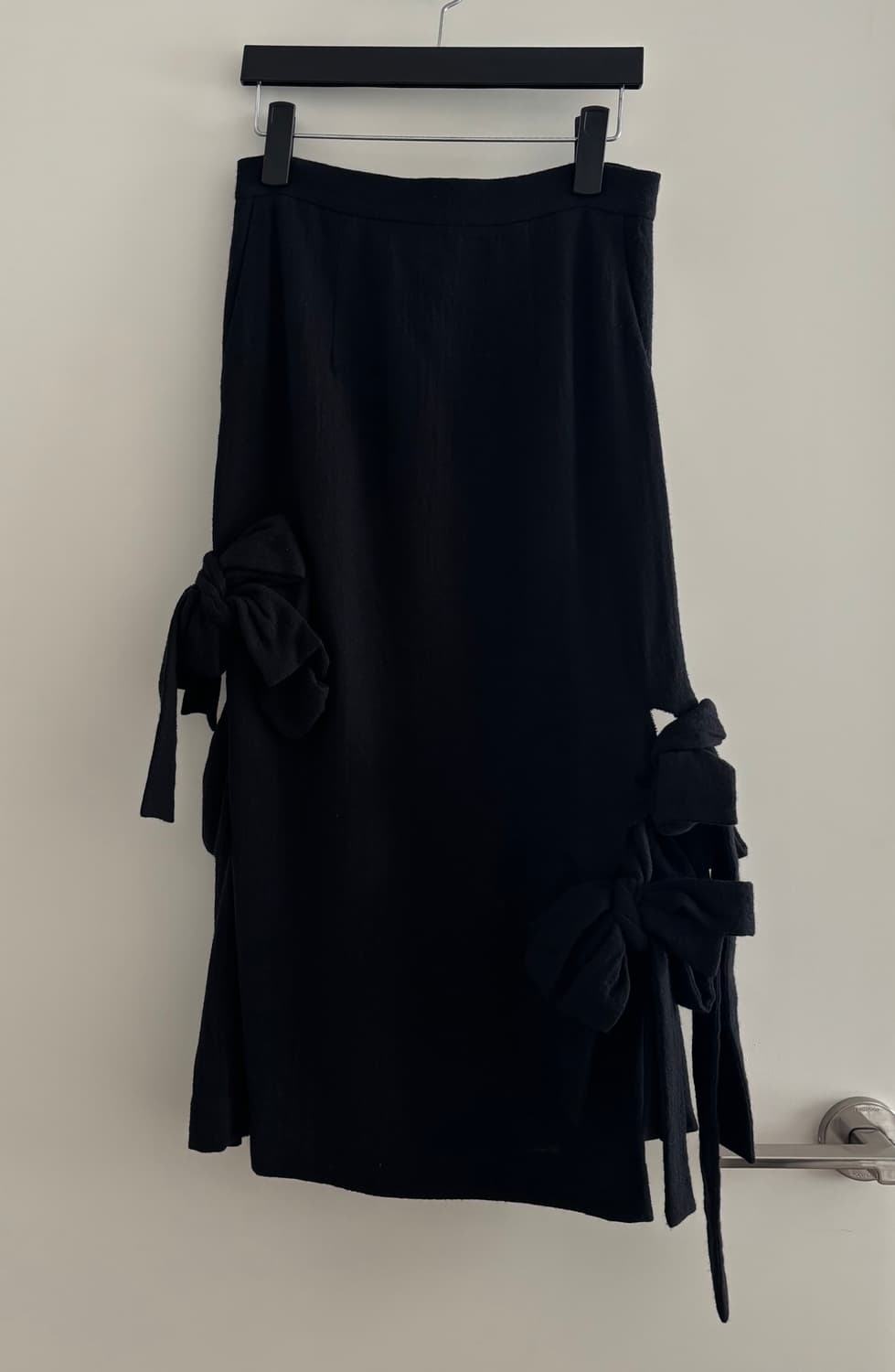 Bourie 부리 울 리본 스커트 상품이미지2