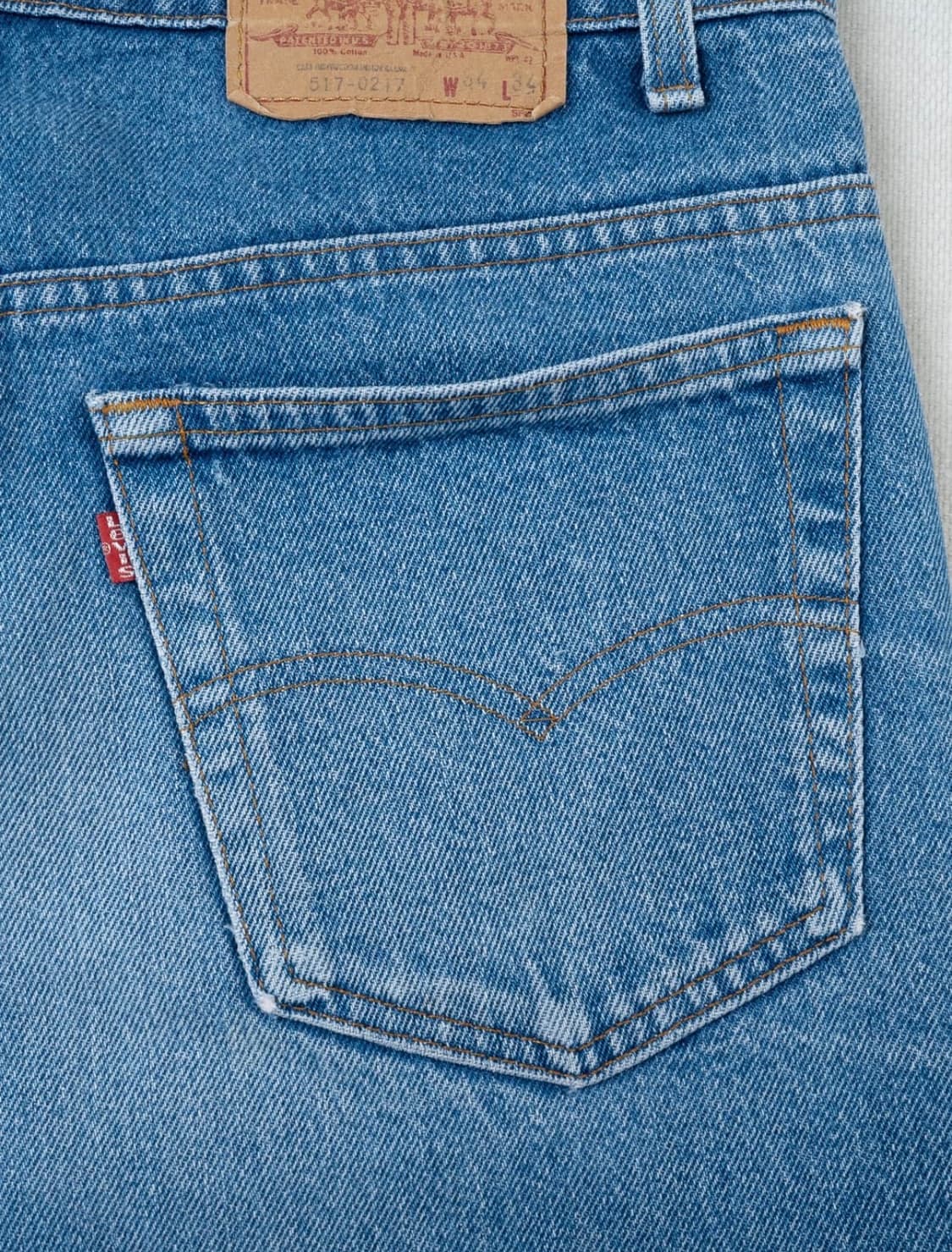 34-34) 80s 리바이스 517 부츠컷 데님 팬츠 상품이미지9