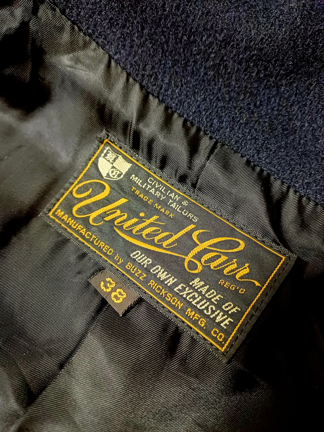 40's 미해군 10버튼 피코트 버즈릭슨 유나이티드카 상품이미지7