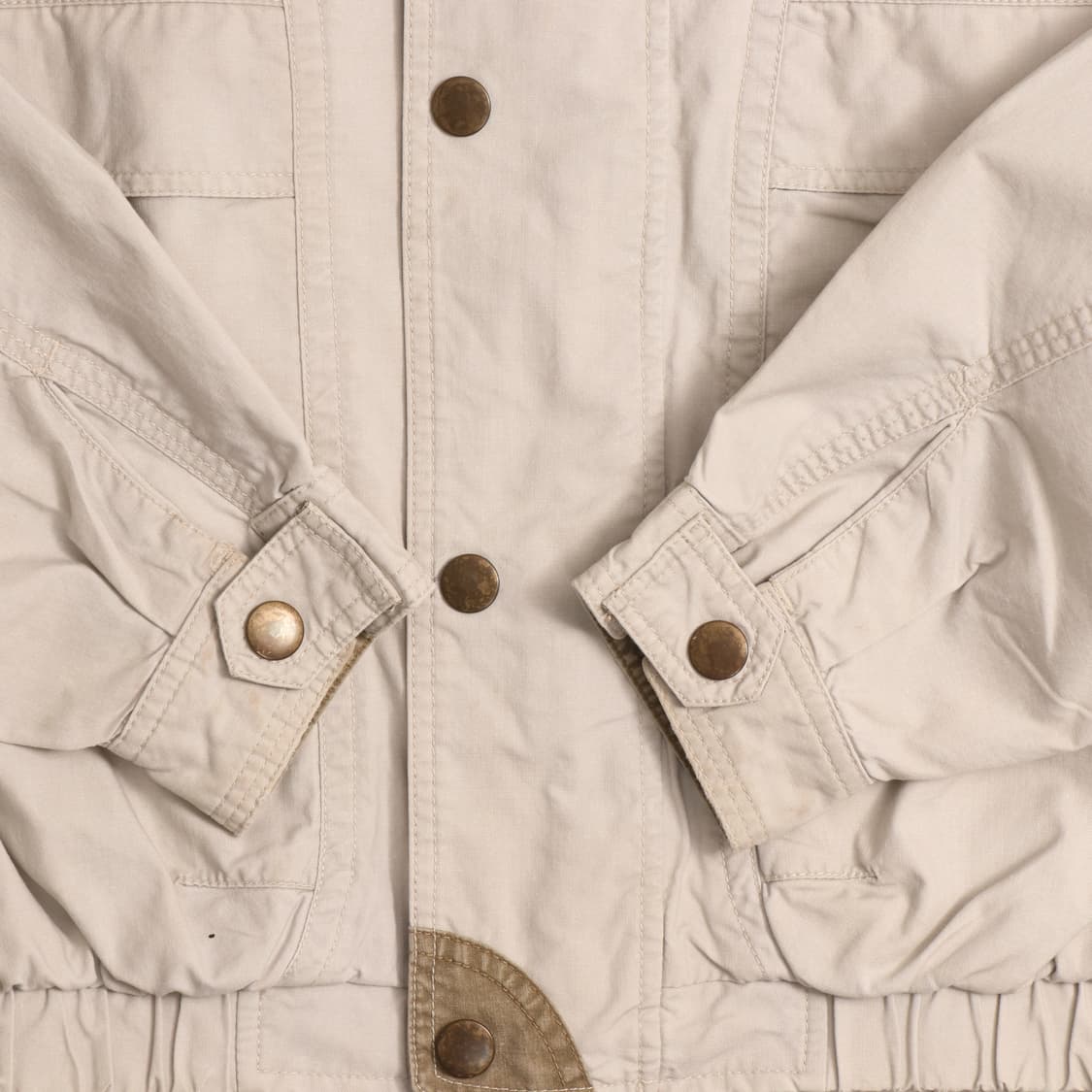 90's 일본빈티지 코튼 블루종 봄버자켓 A1581 상품이미지6