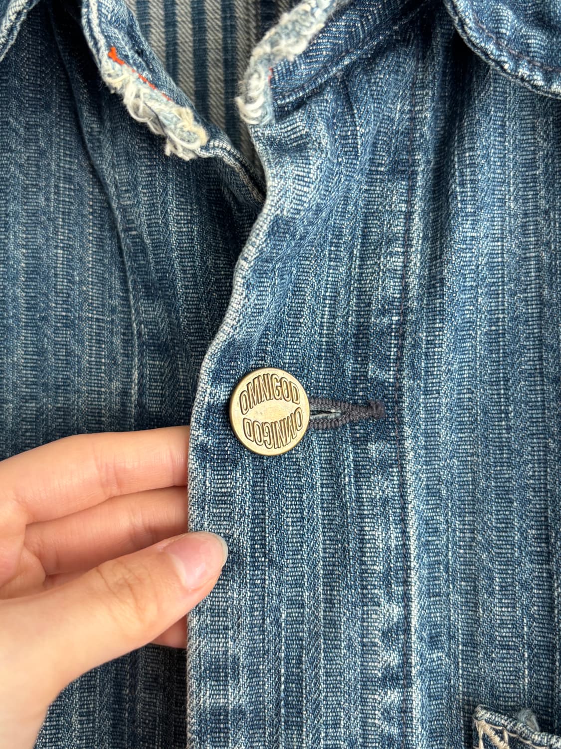 OMNIGOD 옴니갓 데님 커버올 자켓 상품이미지7