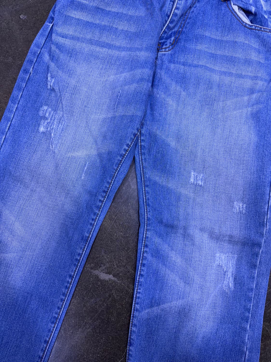 리바이스 523 레귤러 스트레이트핏 빈티지 데미지 워싱 데님팬츠 32 상품이미지5