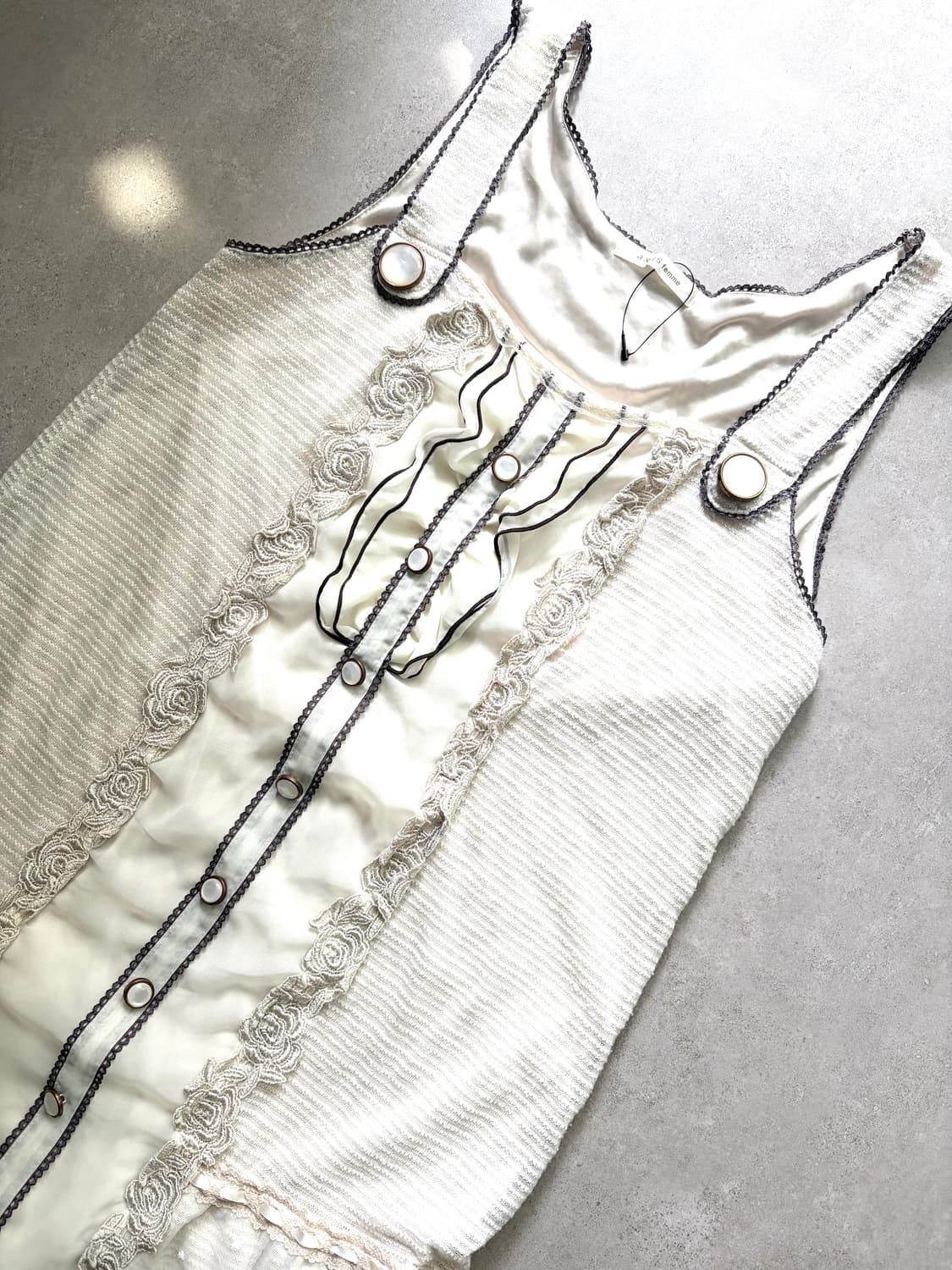 Axes femme ivory one-piece  상품이미지1