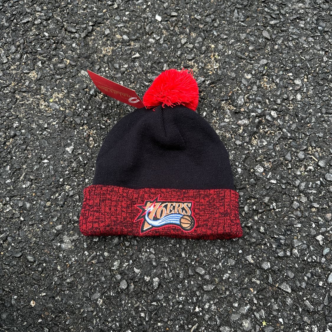 vintage mitchell&ness 76ers beanie 상품이미지1