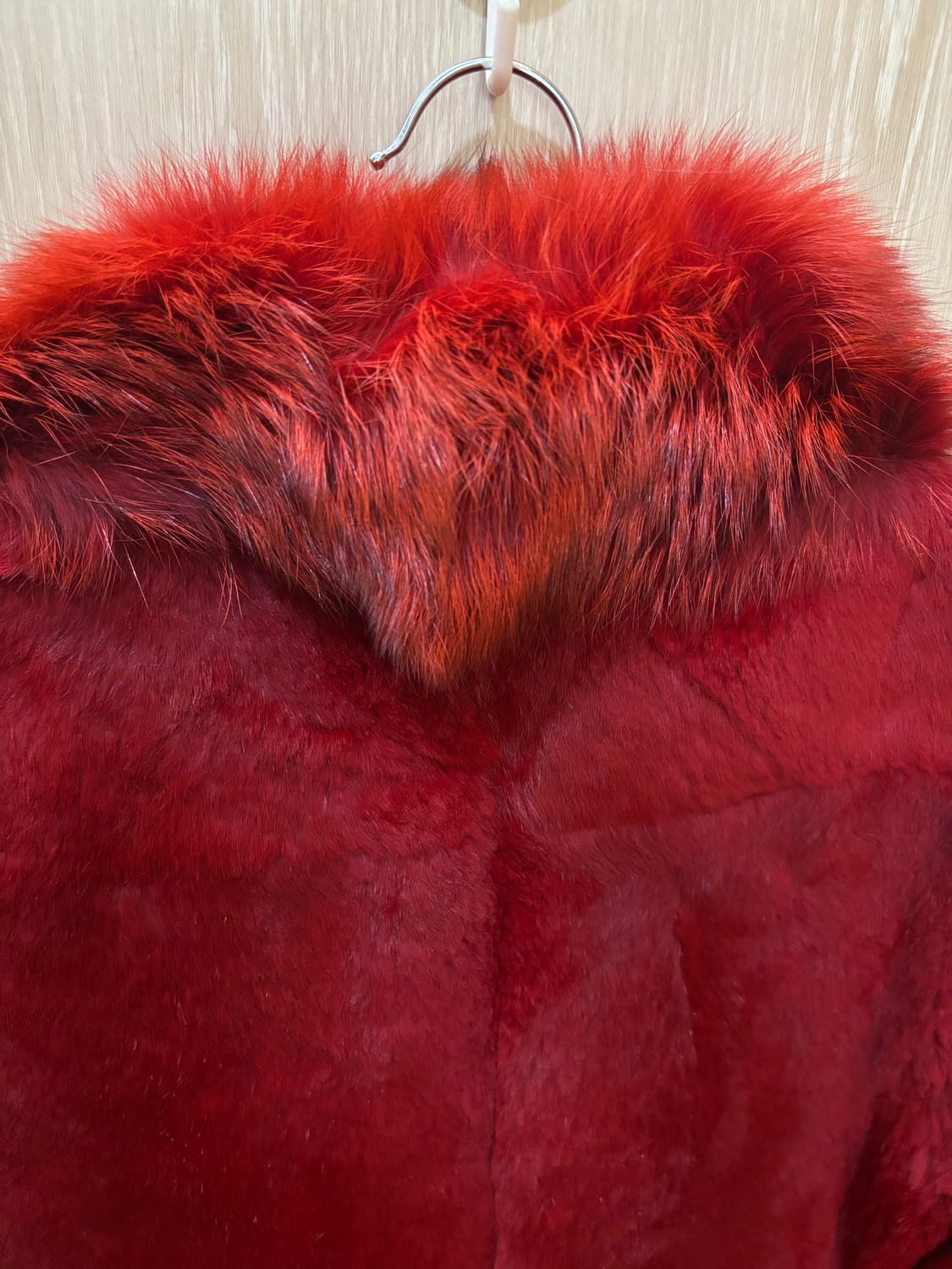 리얼 래빗퍼 코트 상품이미지4