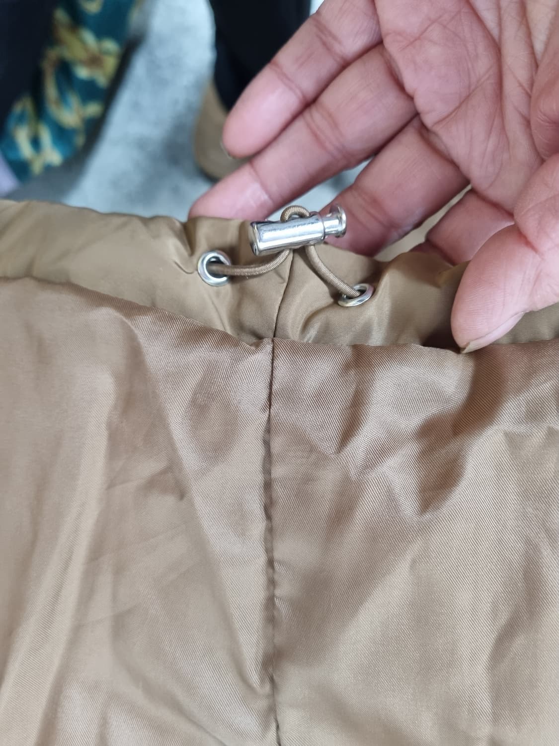 MIXXO 믹쏘 여성 롱 패딩 L 카멜 상품이미지5