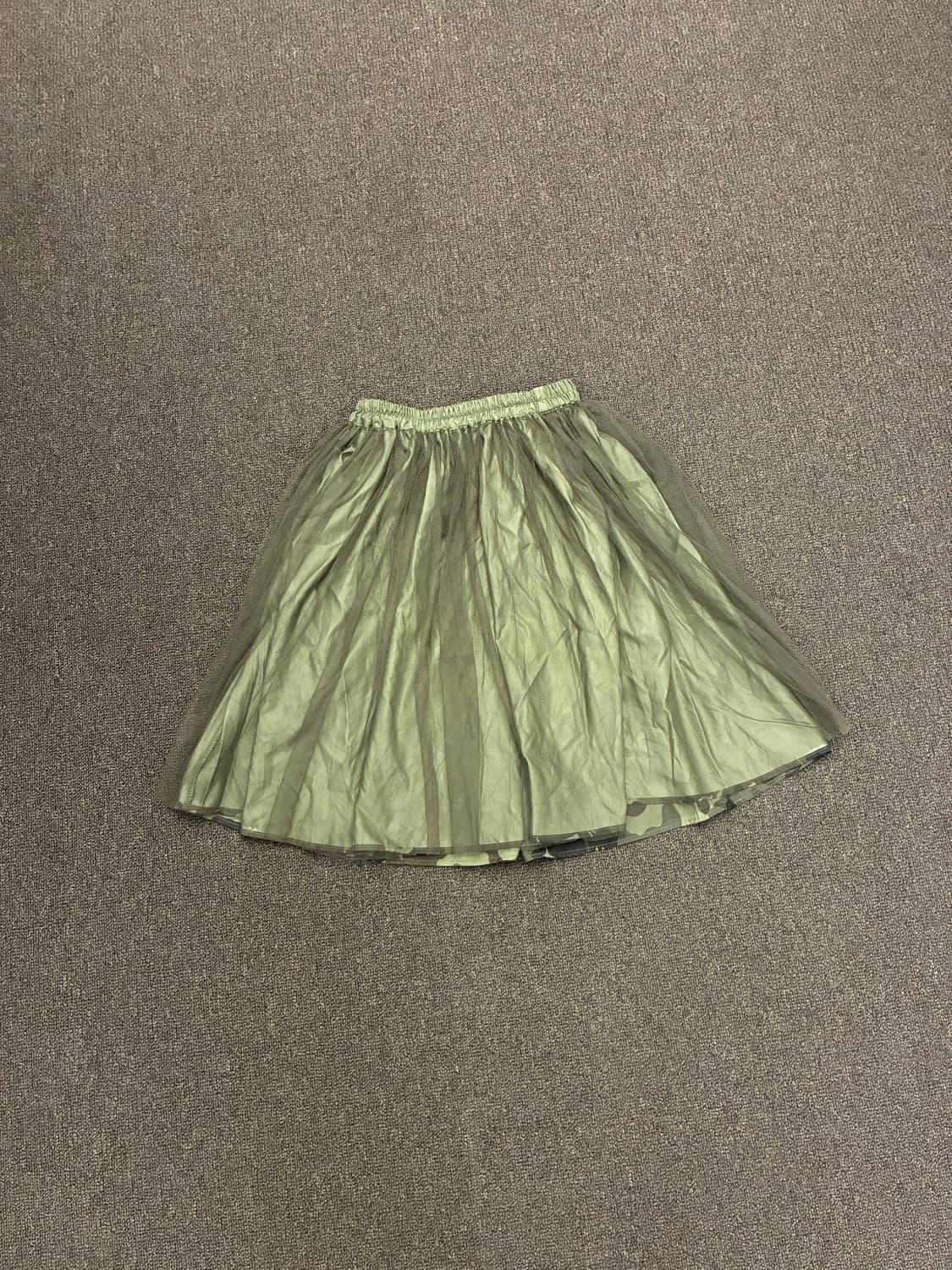 OS)Japanese vintage 여성 리버시블 카모 미니 스커트 상품이미지3