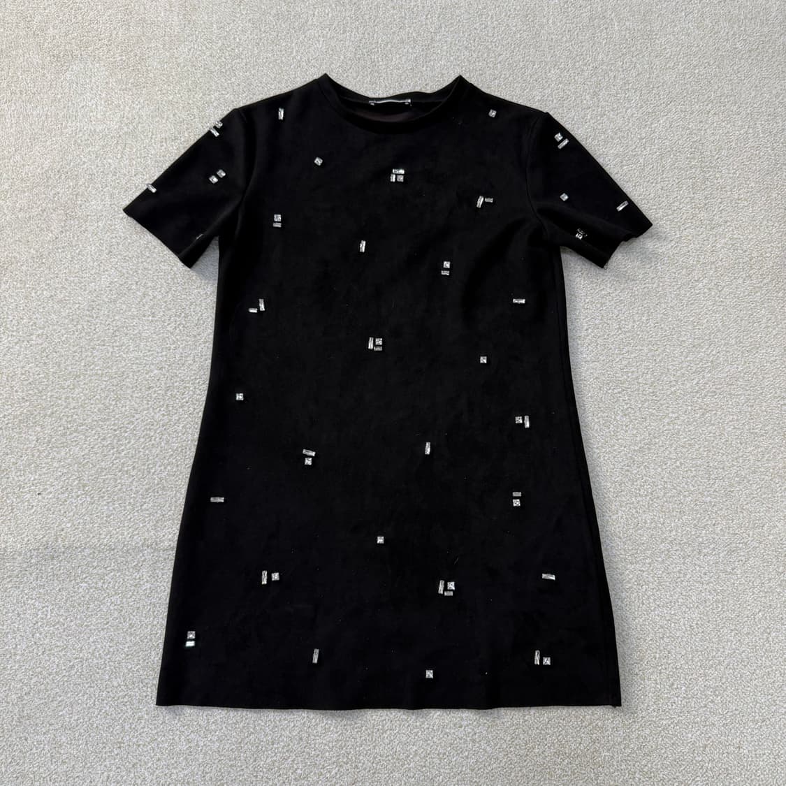 S 자라 스웨이드 미니 원피스 0203T 상품이미지1