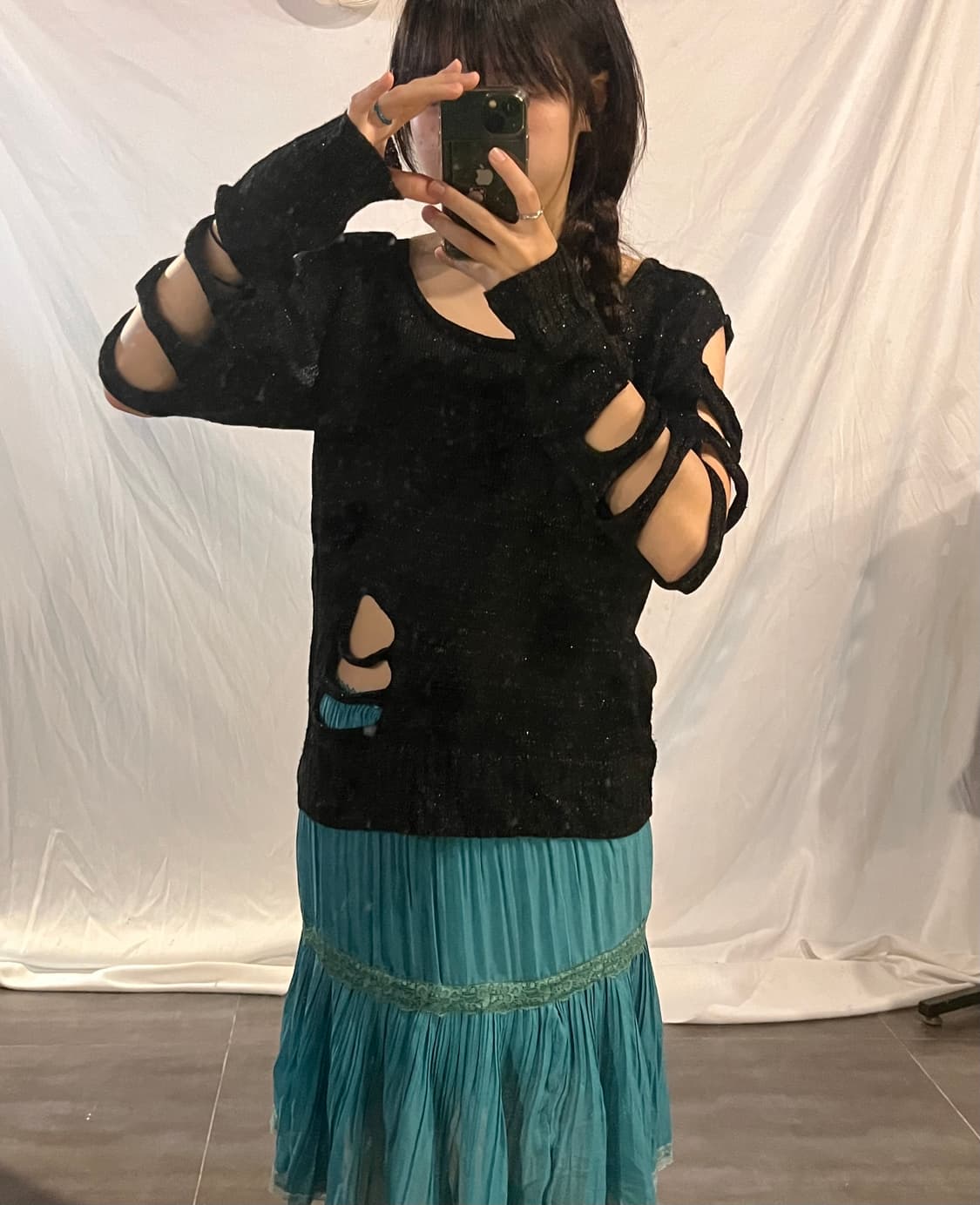 Vintage damaged knit  상품이미지5