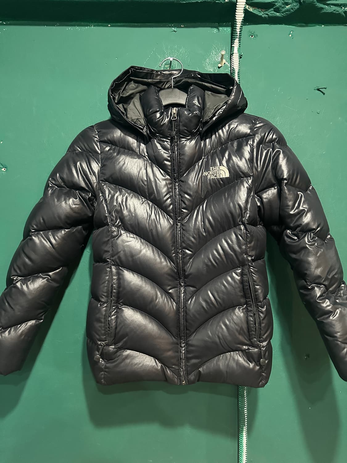 노스페이스 여성 후드경량패딩 S 상품이미지1