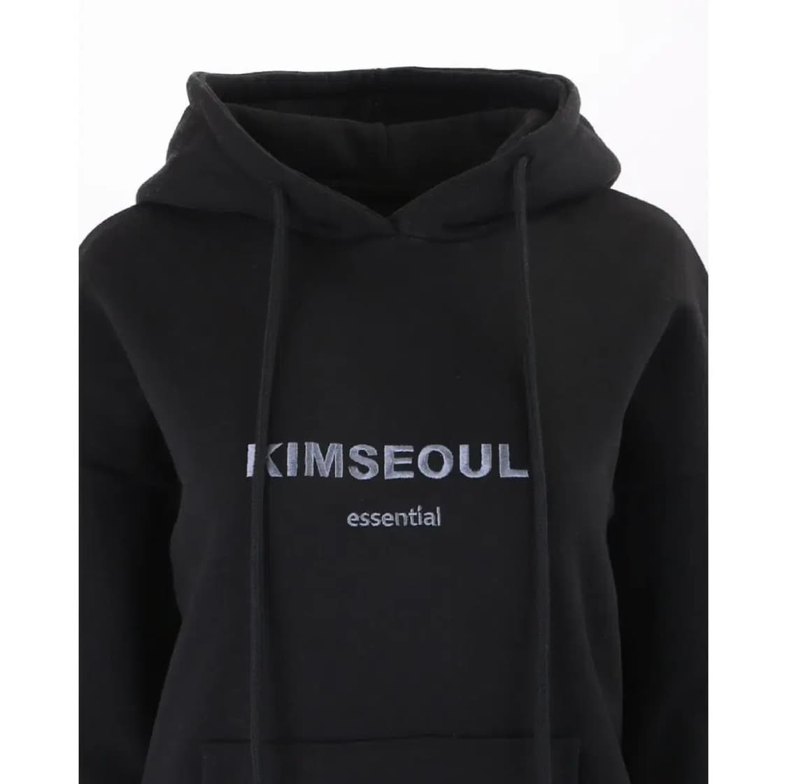 킴서울 로고 후드티 블랙 534 LOGO HOODIE 상품이미지3