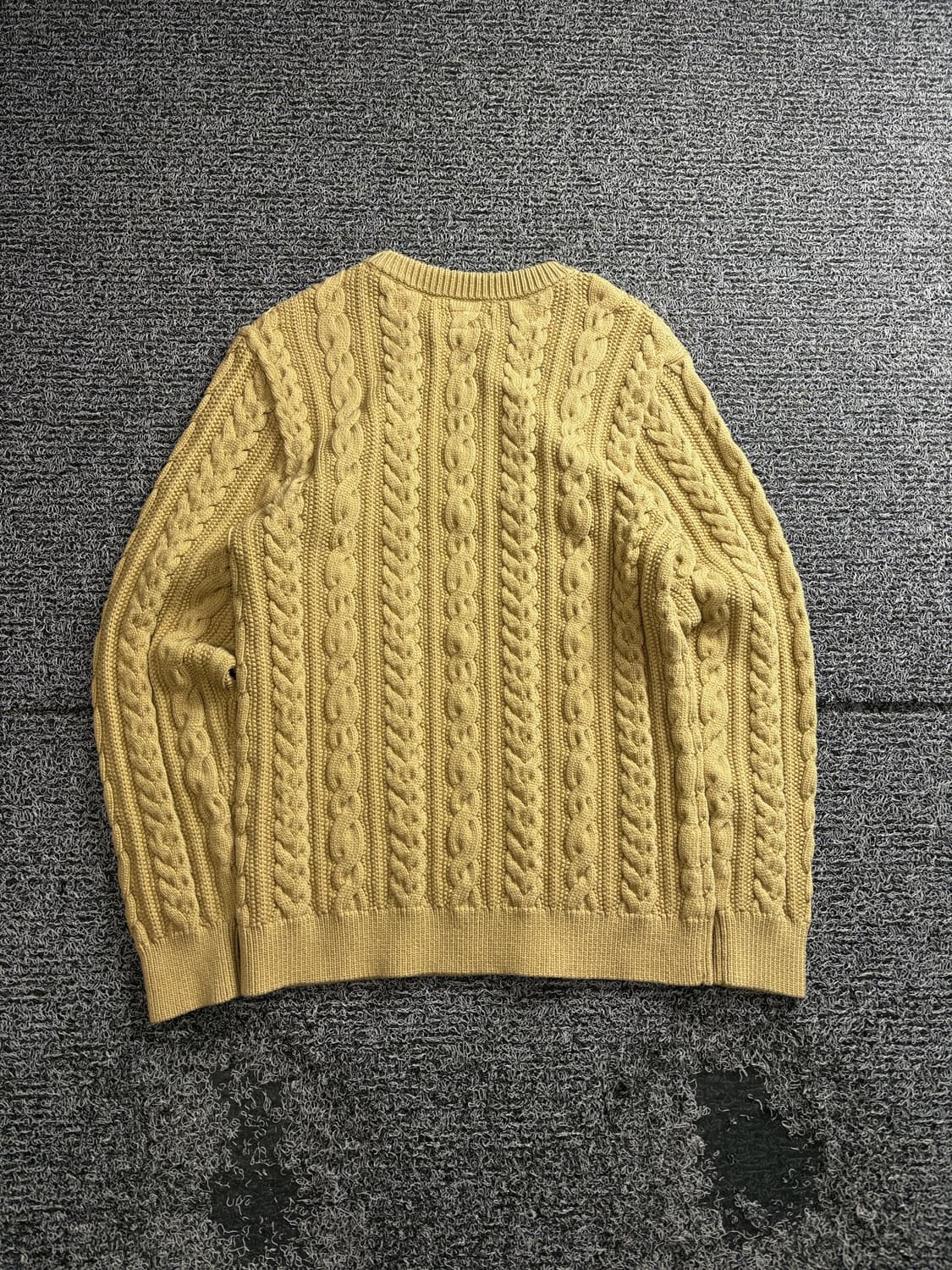 Mt.robson 아메카지 해비코튼 케이블 니트 머슬핏 3295 상품이미지4