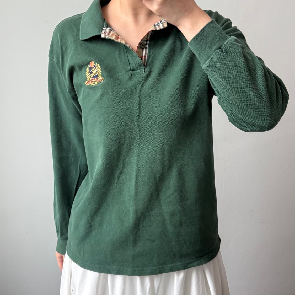 [M] 버버리 그린 카라티셔츠 상품이미지2