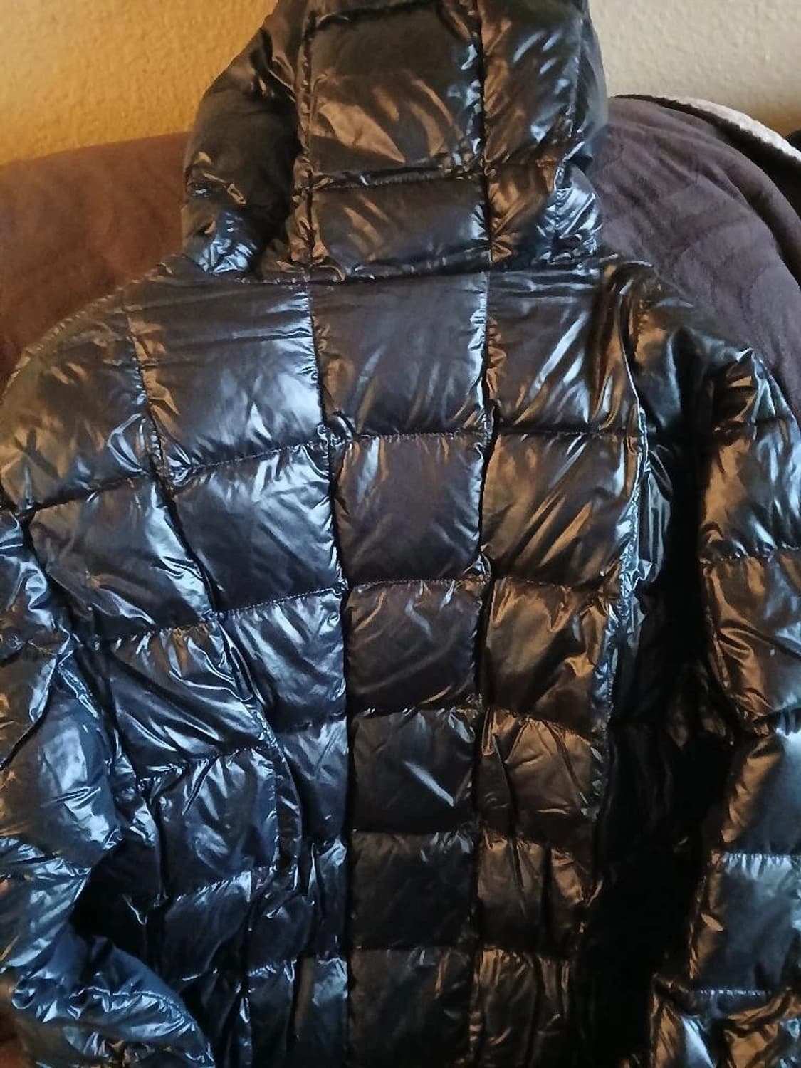 스투시 미드웨이트 후드 푸퍼 블랙 패딩 상품이미지2