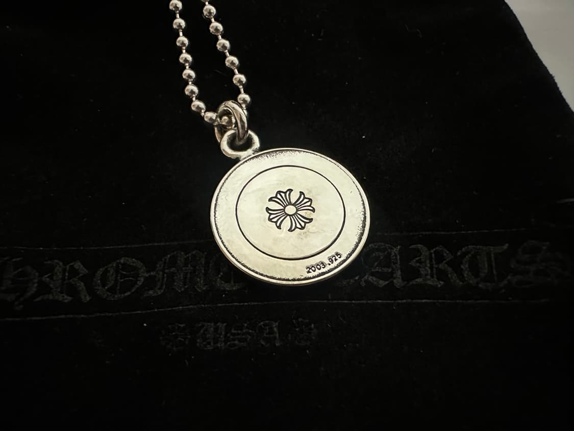 크롬하츠 엔젤메달 팬던트 + 볼체인30인치 상품이미지3