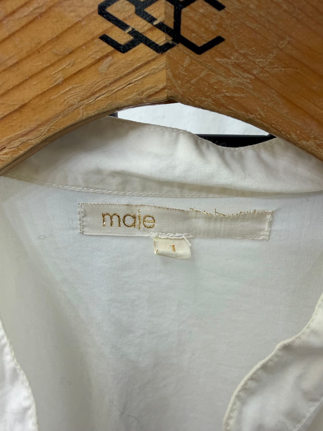 정품) maje 마쥬 화이트 레이스 롱 원피스 1 상품이미지6